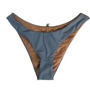 J Crew Light Blue Cheeky Bikini Swim‎ Bottom - Size Small